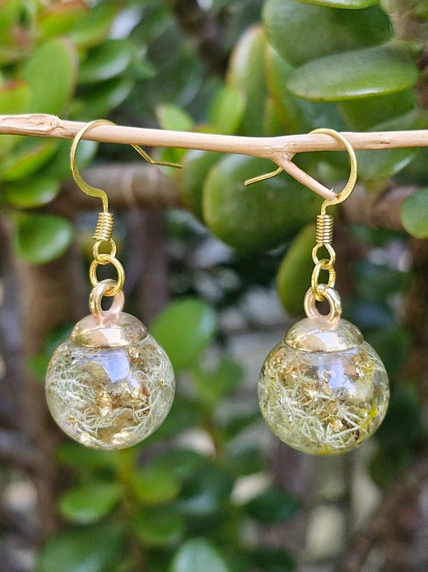 Magic Manuka and Moss Earrings