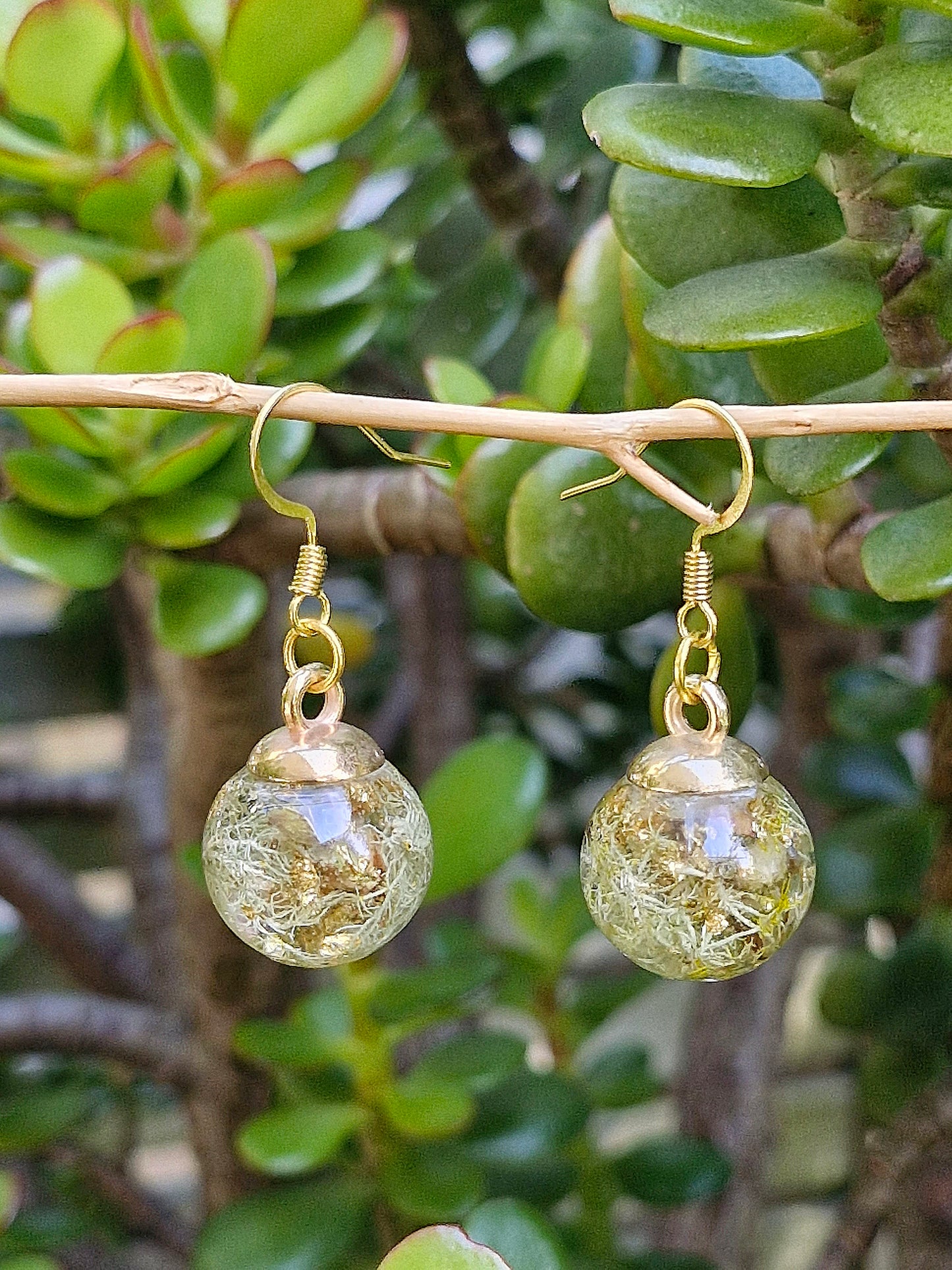 Magic Manuka and Moss Earrings