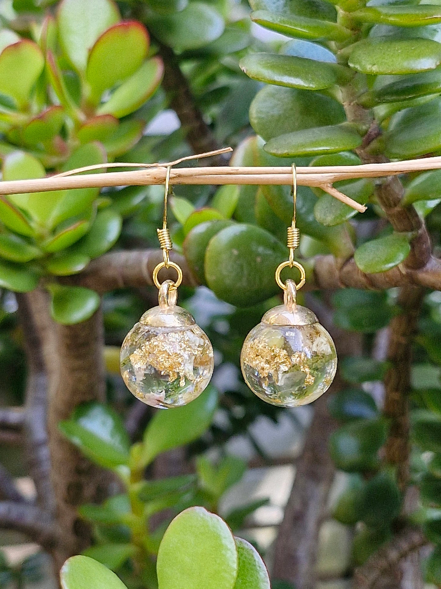 Manuka Flower Earrings (gold)