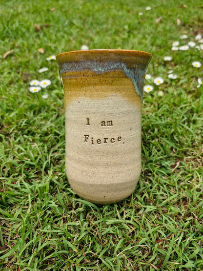 "I am fierce" keep cup -large