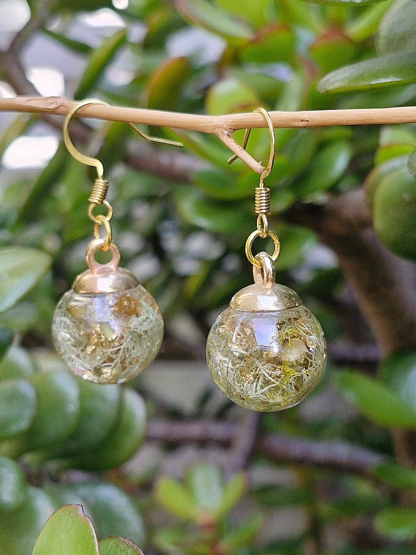 Magic Manuka and Moss Earrings