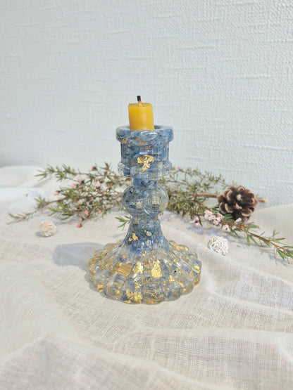 Kyanite - Tall Crystal Candle holder