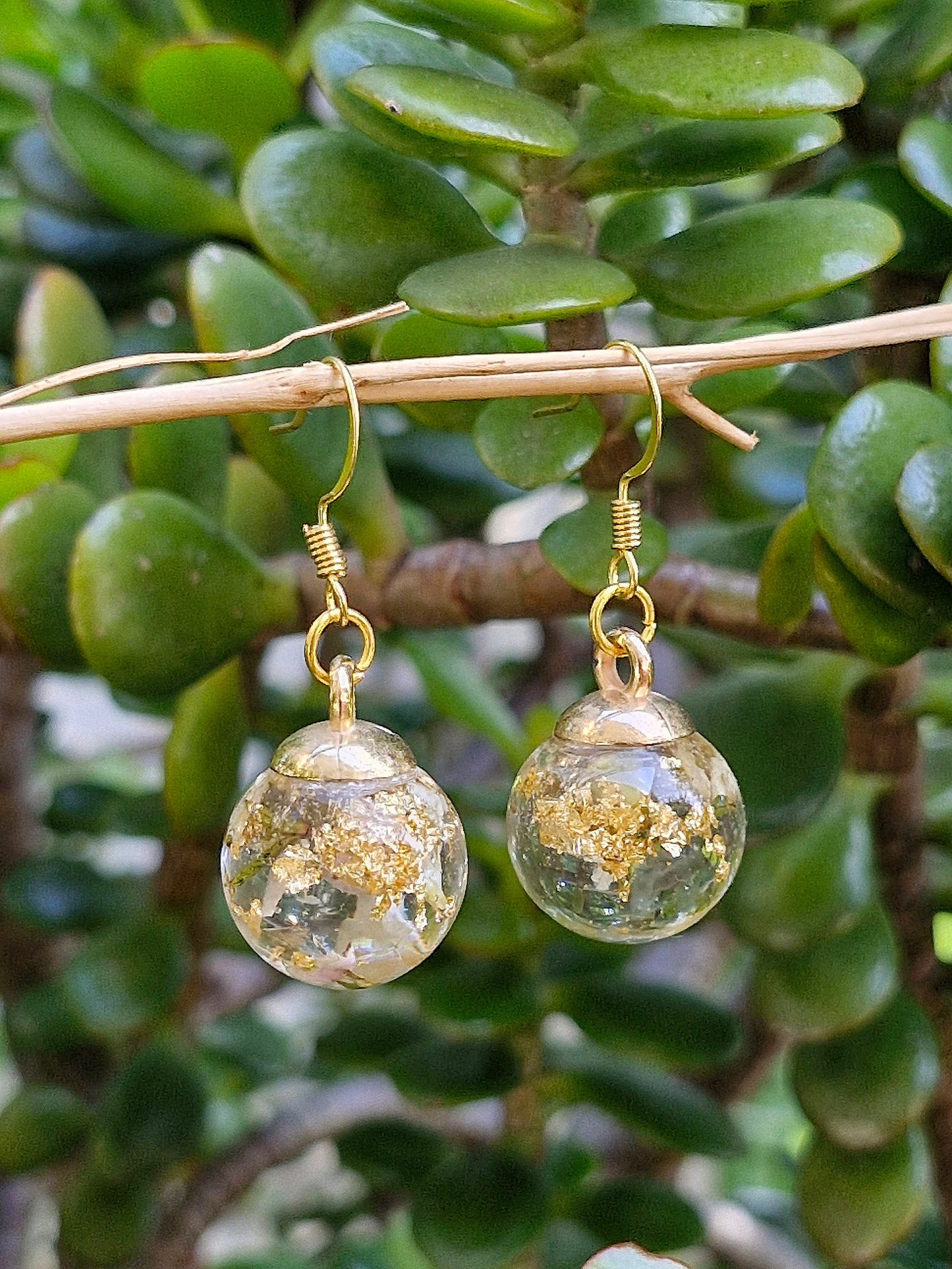 Manuka Flower Earrings (gold)