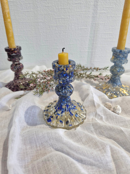 Lapis Lazuli - Tall Crystal Candle holder